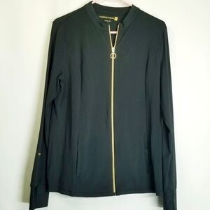 Ambernoon II‎ size Medium full zip coverup upf uv protection